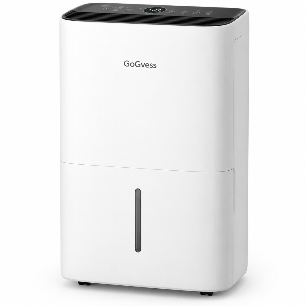 GoGvess 21 Pint Dehumidifier for Home, 1600 Sq. Ft Compressor Dehumidifier for Basement, Bedroom, Bathroom & Laundry Room