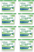 GoGuess Moisture Absorbers for Closet - 8 Packs - 10.6 Oz, Fragrance-Free Dehumidifier for Closet, Efficient Humidity Absorbers for Laundries, Kitchens, Basements
