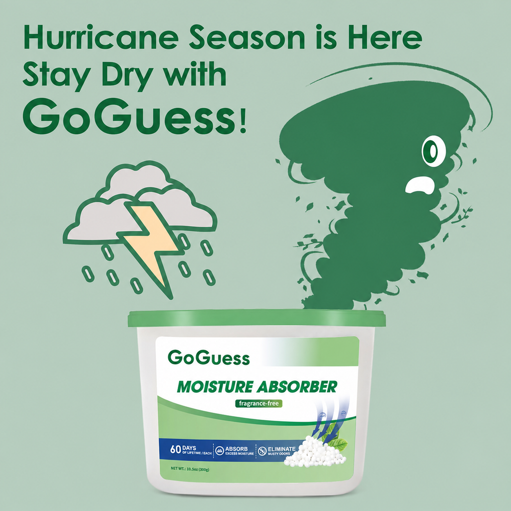 GoGuess Moisture Absorbers for Closet - 8 Packs - 10.6 Oz, Fragrance-Free Dehumidifier for Closet, Efficient Humidity Absorbers for Laundries, Kitchens, Basements